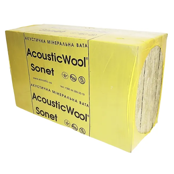 Акустическая минеральная вата AcousticWool Sonet 48 - 1