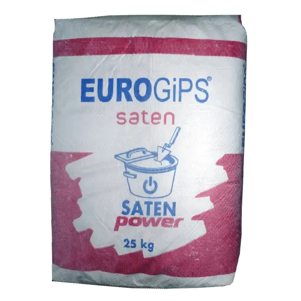 Шпаклівка гіпсова фінішна Eurogips Saten Power - 1