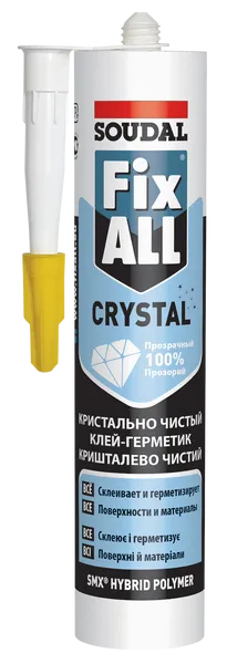 Клей-герметик Soudal Fix All Crystal - 1