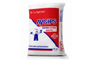Шпаклевка гипсовая финишная AyGips Saten Ultra White - 1