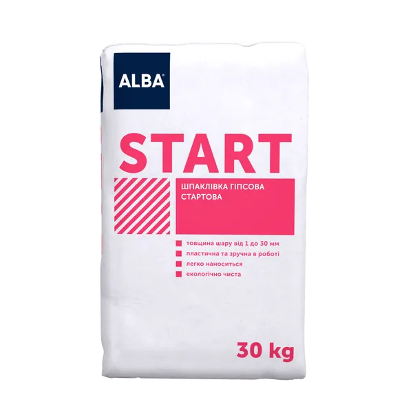 Шпаклівка гіпсова стартова Alba Start - 1