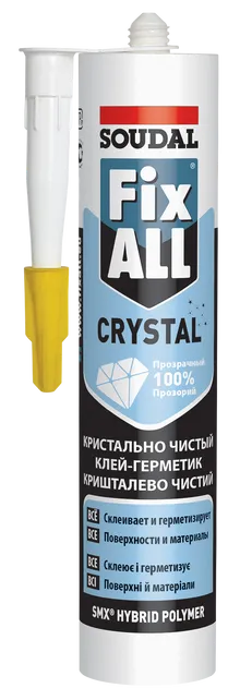 Клей-герметик Soudal Fix All Crystal
