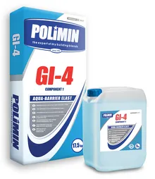 Гидроизоляция полимерцементная эластичная двухкомпонентная Polimin GI-4