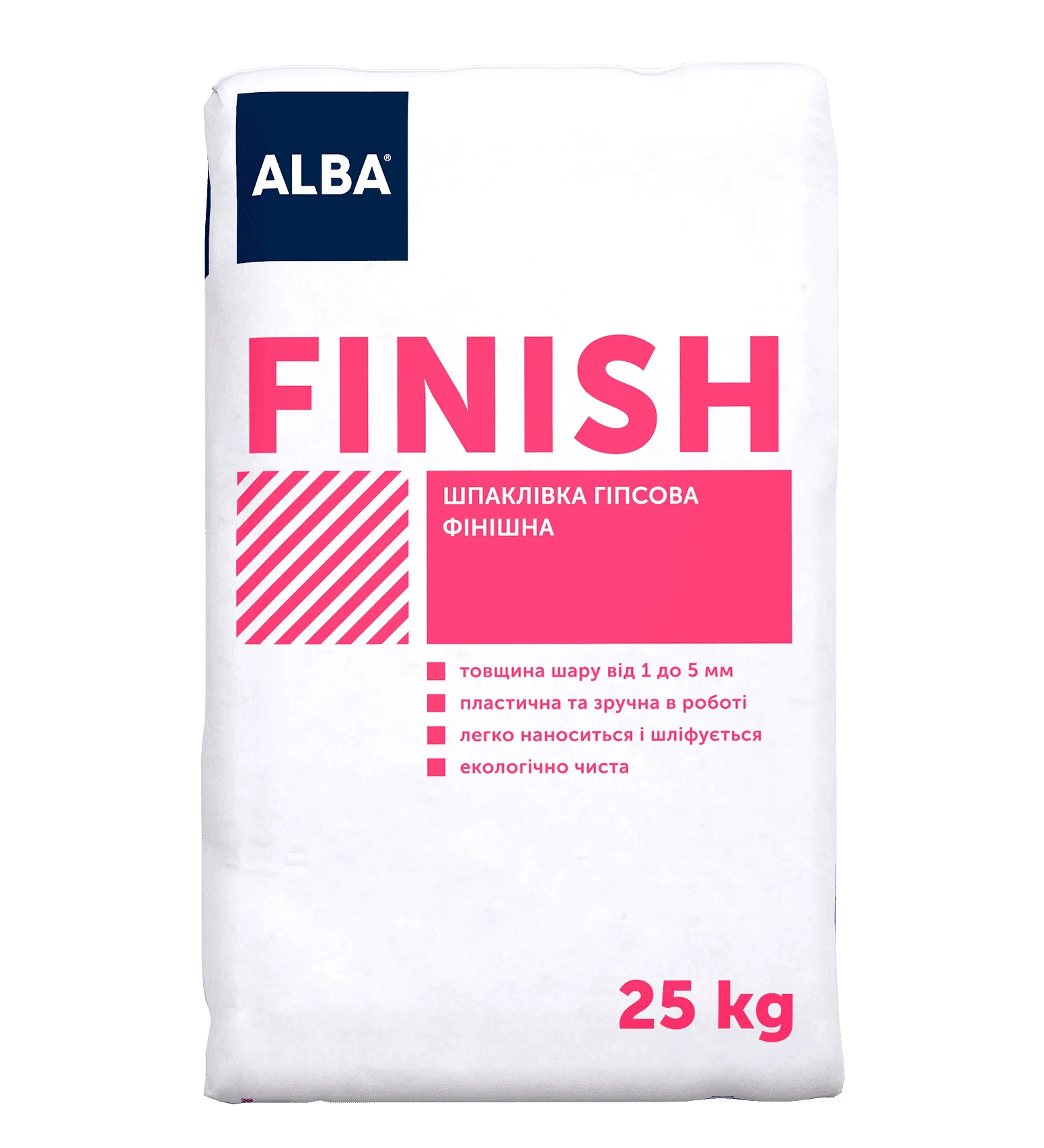 Шпаклевка гипсовая финишная Alba Finish - 1