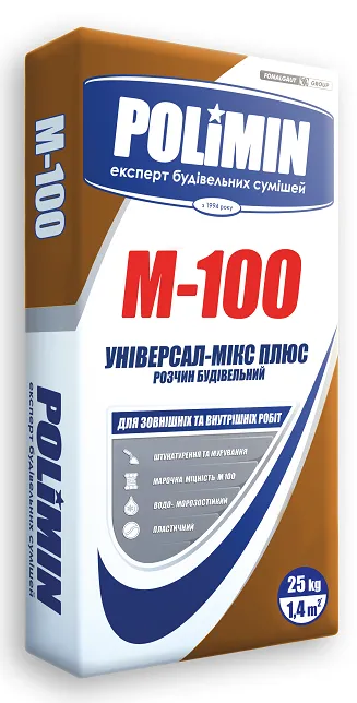 Суміш будівельна Polimin М-100 - 1