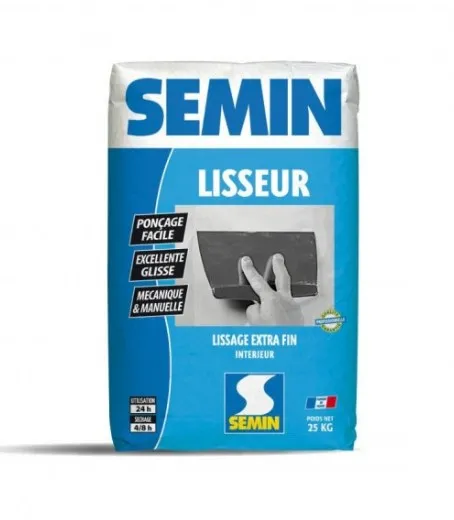 Надтонка шпаклівка для фінішної обробки Semin Lisseur ETS-2 - 1