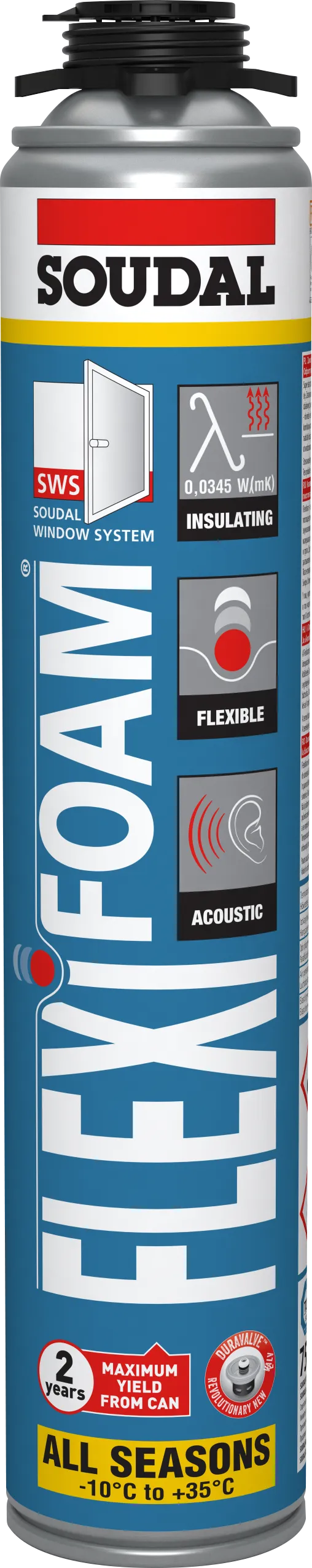Піна монтажна еластична Flexifoam Soudal  - 1