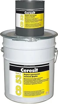 Краска защитная акрил-уретановая Ceresit CD 53