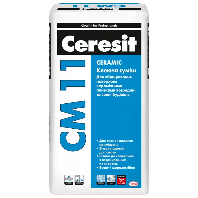 Клей для керамічної плитки Ceresit CM 11