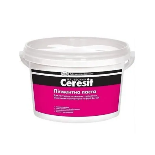 Паста пігментна Ceresit K1 рожева 1 л - 1