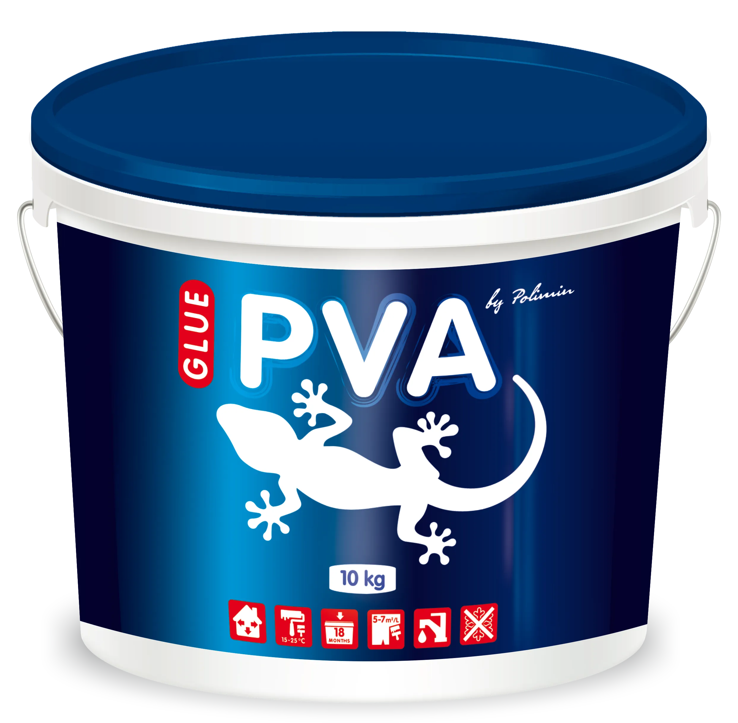 Клей ПВА для будівельних розчинів та побутових потреб Polimin PVA Glue - 1
