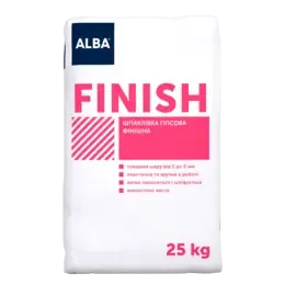 Шпаклевка гипсовая финишная Alba Finish